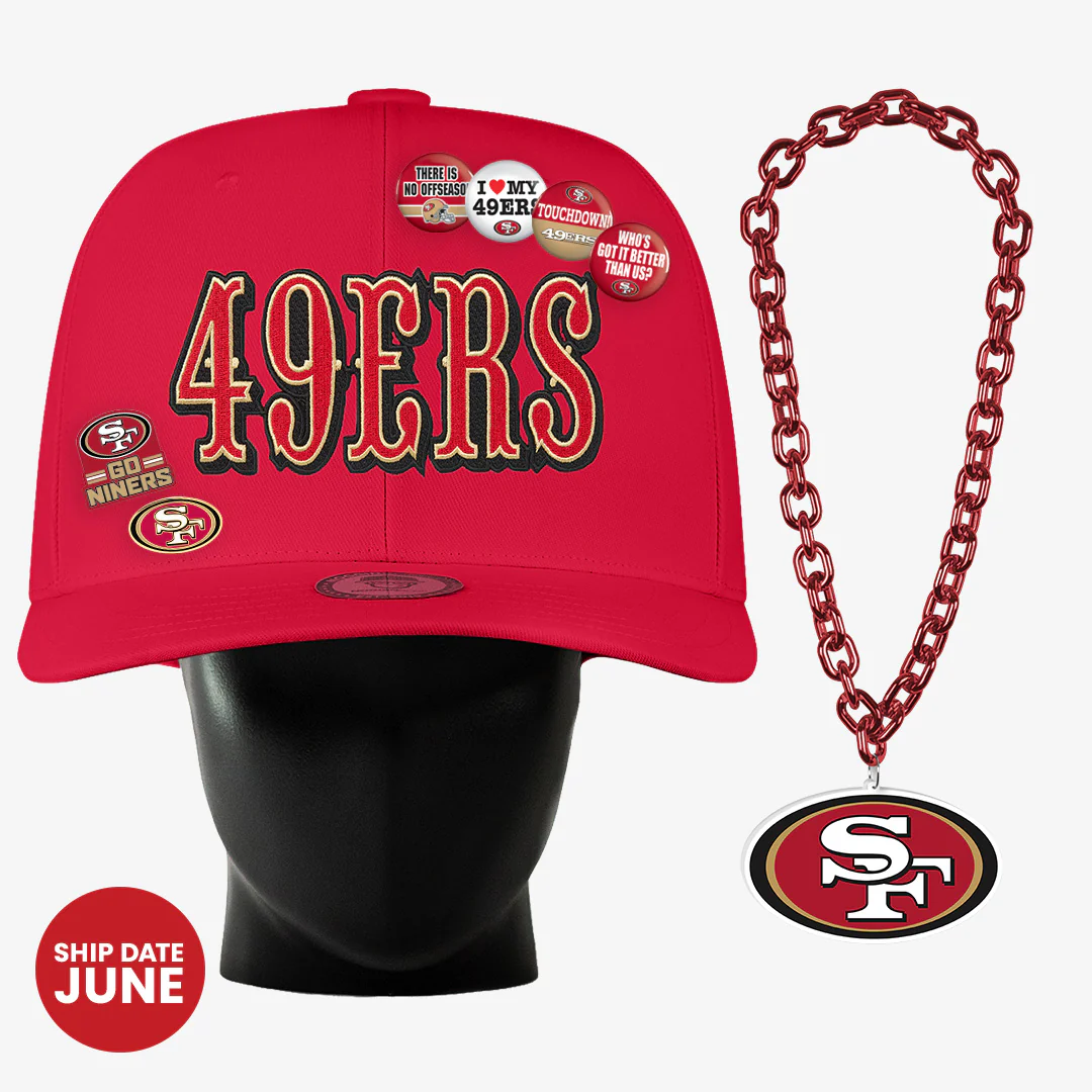 San Francisco 49ers Wordmark "Super Fan" Bundle - Image 3
