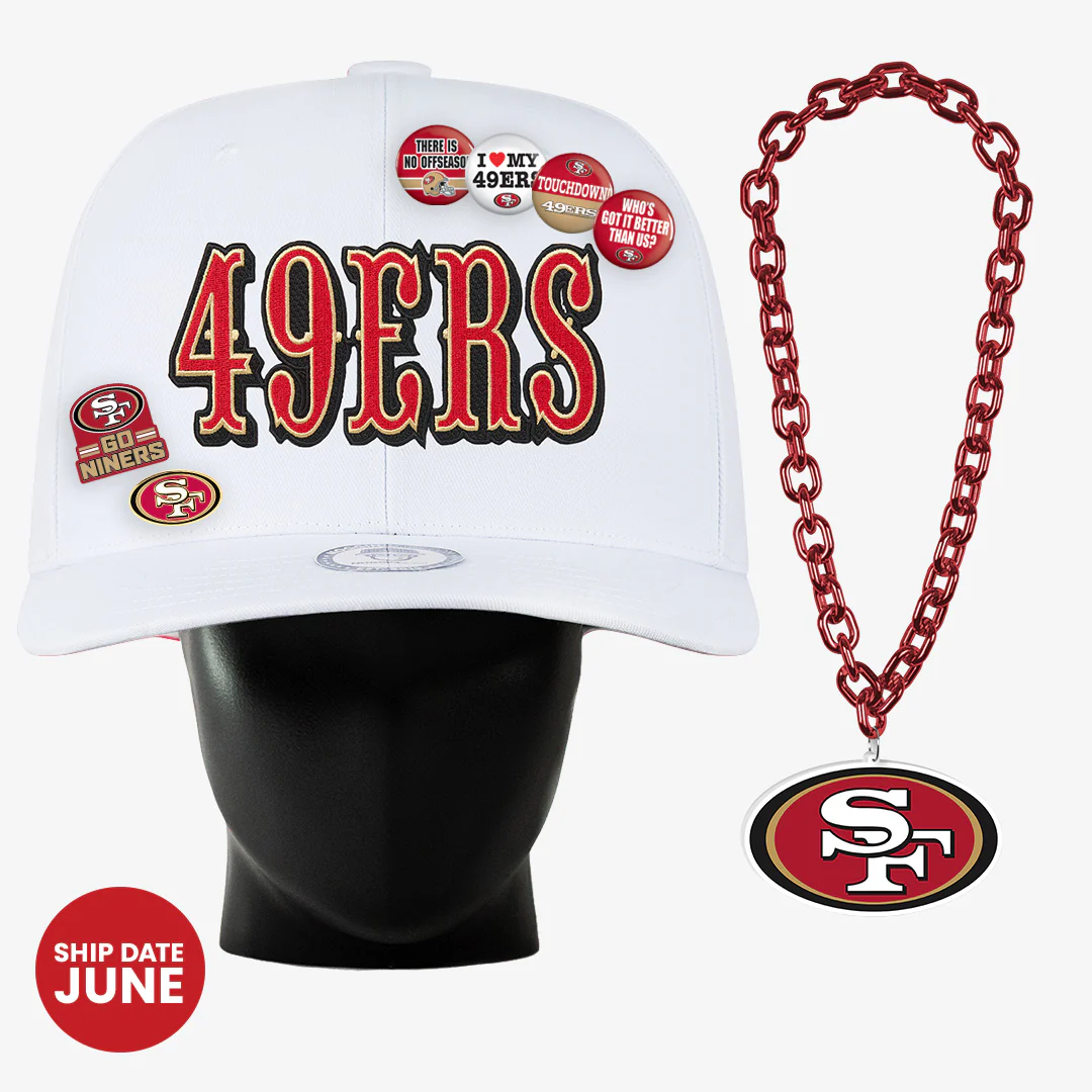 San Francisco 49ers Wordmark "Super Fan" Bundle - Image 4
